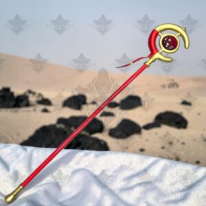 frierens-golden-staff-57in-metal-look-pvc-replica-beyond-journeys-end-anime-prop-146cm-detachable-mage-wand