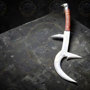 hand-forged-hunga-munga-knife-african-mambele-blade-replica-handmade-tribal-warrior-sword-unique-gift-for-men
