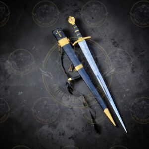 handmade-medieval-knight-templar-sword-medieval-crusader-sword-40in-carbon-steel-blade-templar-cross-sword-with-leather