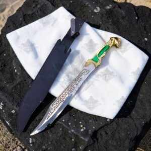 loki-dagger-metal-replica-22in-god-of-mischief-short-sword-15-5in-stainless-steel-blade-gold-and-green-asgardian-cosplay-prop