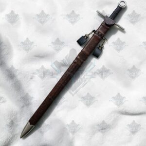 medieval-longsword-collector-replica-full-tang-damascus-carbon-steel-fantasy-sword-with-scabbard