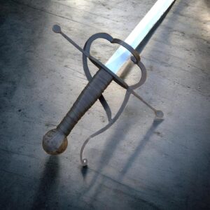medieval-rapier-sword-replica-39in-historical-handcrafted-steel-blade-with-leather-scabbard