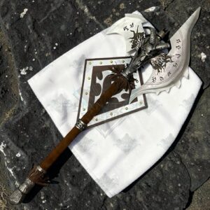 wow-frostmourne-metal-axe-43in-world-of-warcraft-shadowmorne-life-size-axe-5-6kg-heavyweight-lich-king-runeblade-110cm
